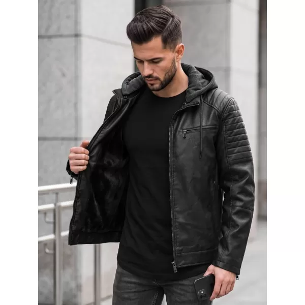  Pánska bunda DSTREET TX5143 ČIERNA 