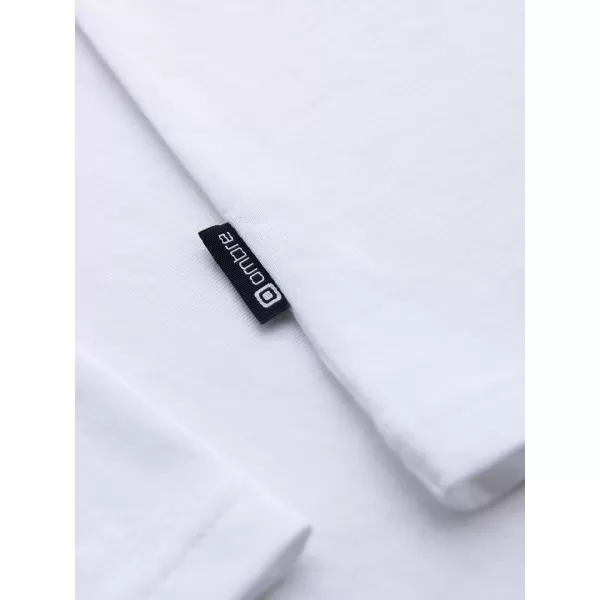 Pánske tričko OMBRE OM-LSBL-0142 WHITE 