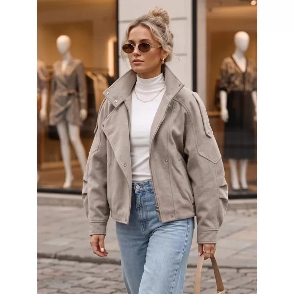  Dámska bunda DSTREET TY6033 KHAKI 