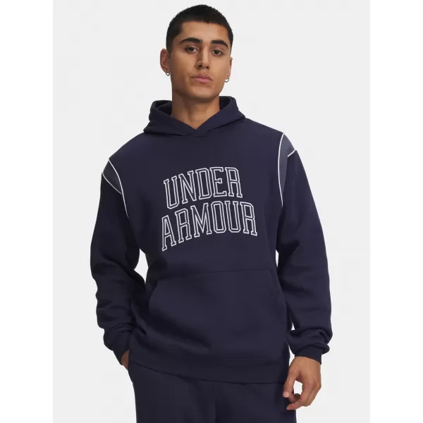  Pánska mikina UNDER ARMOUR RIVAL FLEECE NOV HOODIE 6009353-410 MODRÁ 