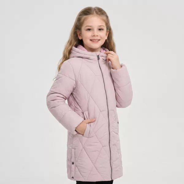  Detský zimný ultraľahký kabát ALPINE PRO DEFRO 2 LIGHT LILAC 