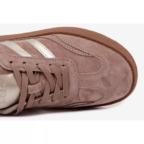  Dámske tenisky D&A LR62-7107 BROWN 