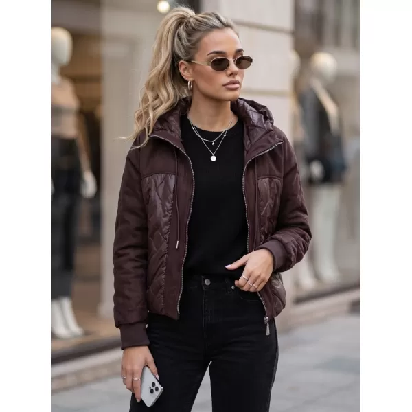  Dámska bunda DSTREET TY6094 BORDOVÁ 