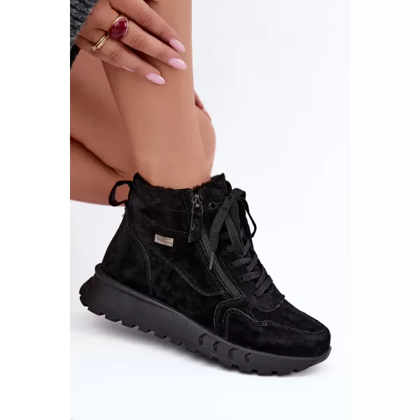  Dámske čižmy BOTO 26BT17-651 BLACK 