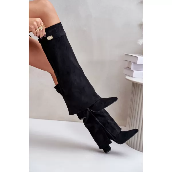  Dámske čižmy BOTO 9501A/LA3150/CLS-603 BLACK 