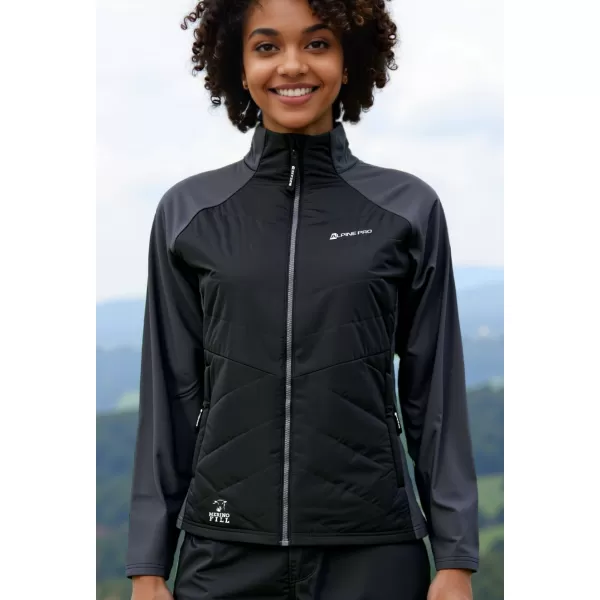  Dámska mikina ALPINE PRO JORWA 2 BLACK 
