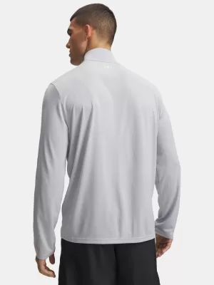 Pánske tričko UNDER ARMOUR TECH TAPING 1/2 ZIP 6012357-011 ŠEDÁ