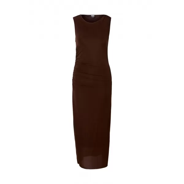  Dámske šaty URBAN CLASSICS TB8183 BROWN 