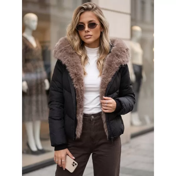  Dámska bunda DSTREET TY6103 ČIERNA 