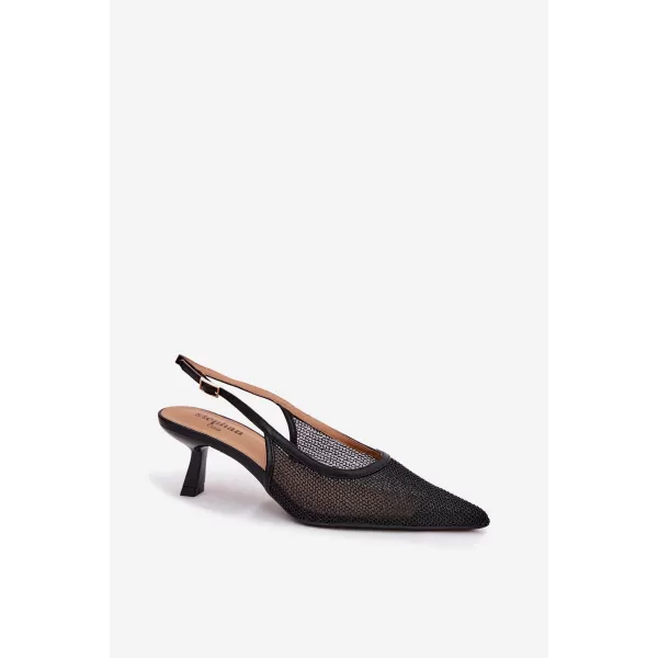  Dámske sandále BOTO QQ-213 BLACK 