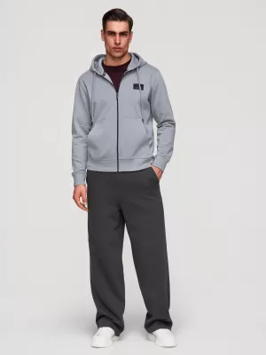Pánska mikina OMBRE OM-SSZP-0256 GREY