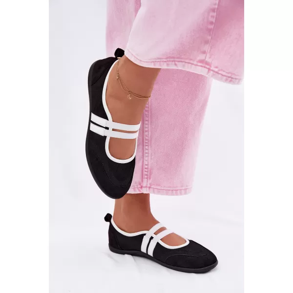  Dámske baleríny BOTO 22-383 BLACK 