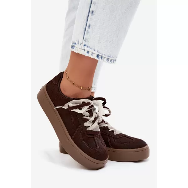  Dámske tenisky BIG STAR SHOES UU274004 BROWN 
