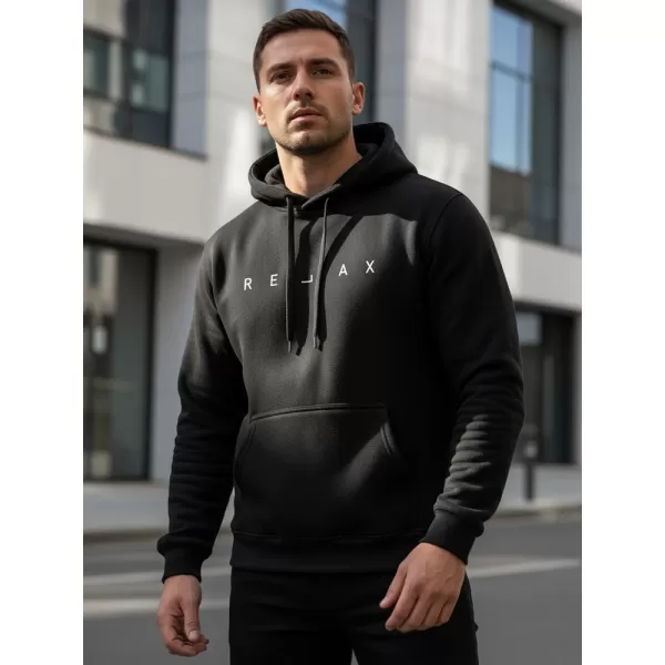  Pánska mikina DSTREET NX0001B-BK ČIERNA 
