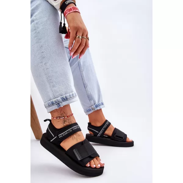  Dámske sandále BIG STAR SHOES LL274784 BLACK 