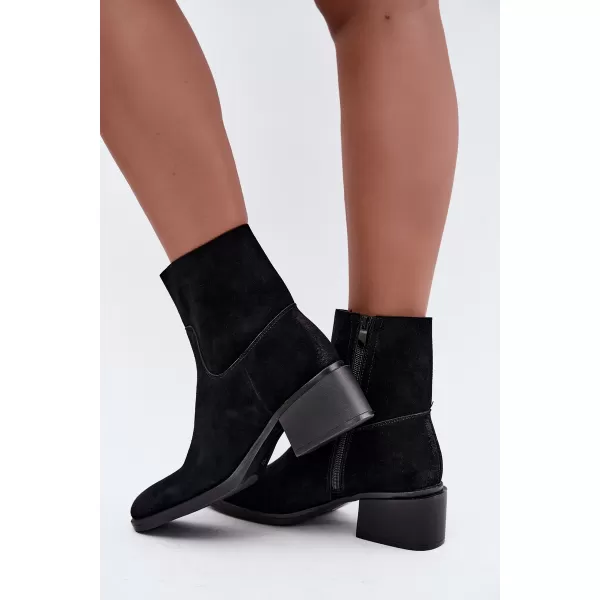  Dámske členkové topánky BOTO 9624 BLACK 