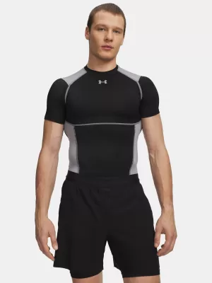Pánske tričko UNDER ARMOUR UA HG ELITE COMP SS 6015382-008 ČIERNA