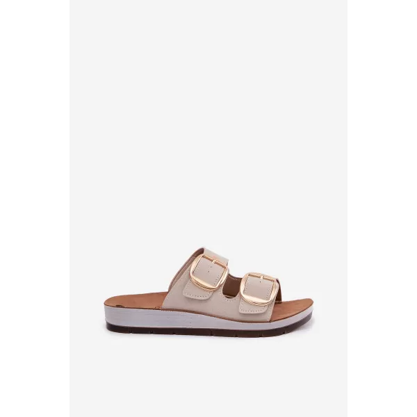  Dámske šľapky INBLU CP000061 BEIGE 