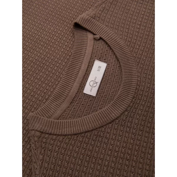  Pánske tričko OMBRE OM-TSCT-0303 LIGHT BROWN 