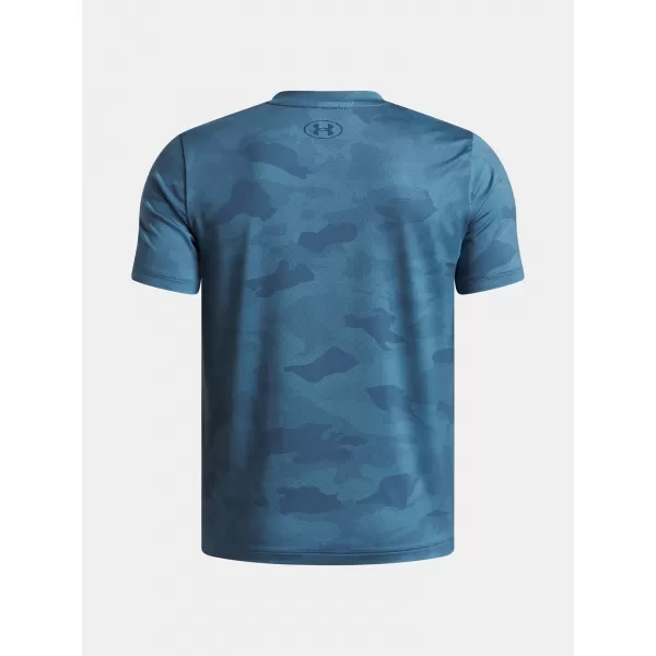  Chlapčenské tričko UNDER ARMOUR VANISH PRINTED SS 6005133-498 MODRÁ 