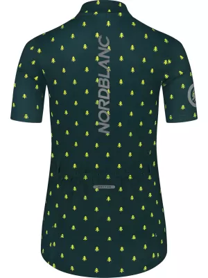 Dámsky cyklo dres NORDBLANC TREES NBSLF8085 ZELENÁ