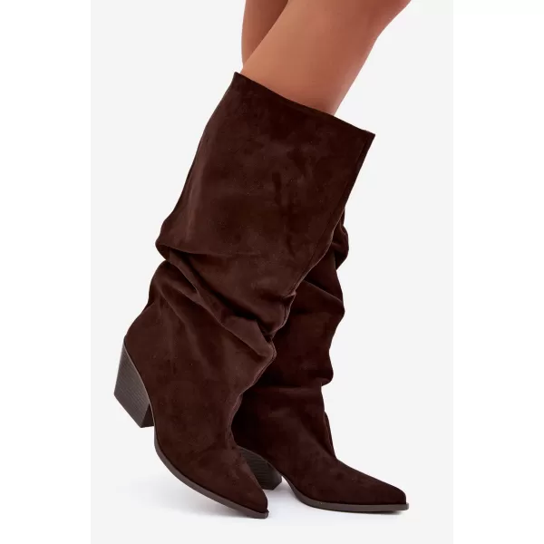  Dámske čižmy BOTO 2580A-1 BROWN 