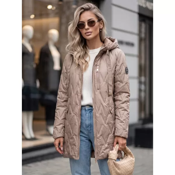  Dámska bunda DSTREET TY5767 BÉŽOVÁ 