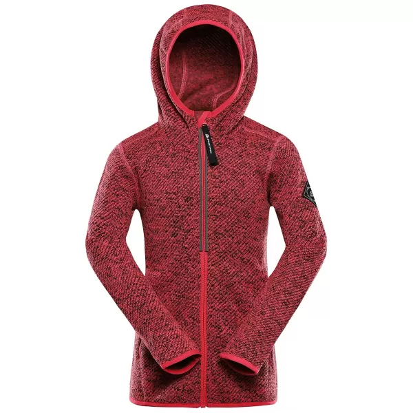  Detský hrejivý sveter ALPINE PRO ZEGO 3 RASPBERRY 