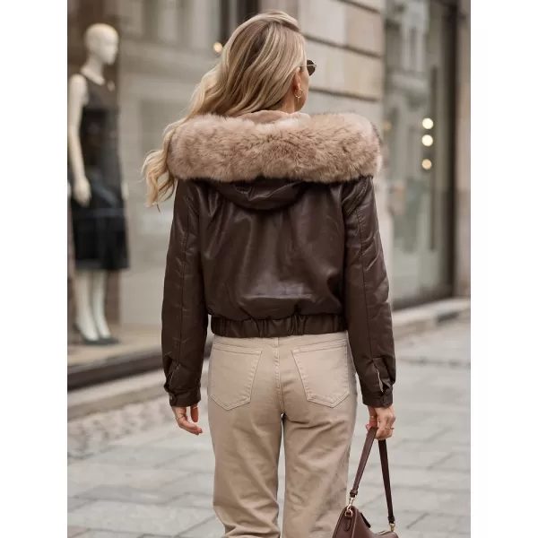  Dámska bunda DSTREET TY5976 HNEDÁ 