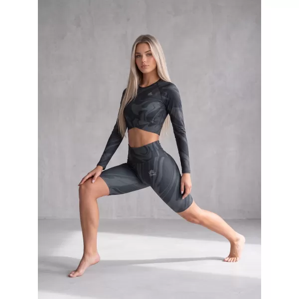  Dámske legíny nad kolená premium (nové veľkosti) ALTISPORT VOJ/ALW072LEG06 BLACK 