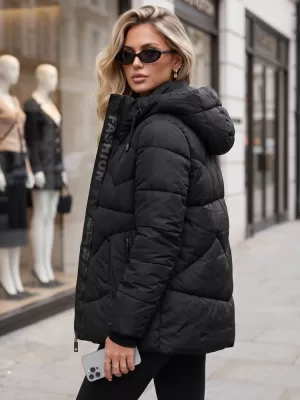 Dámska bunda DSTREET TY5751 ČIERNA