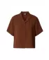 Dámska košeľa URBAN CLASSICS TB8283-21859 CINNAMON BROWN