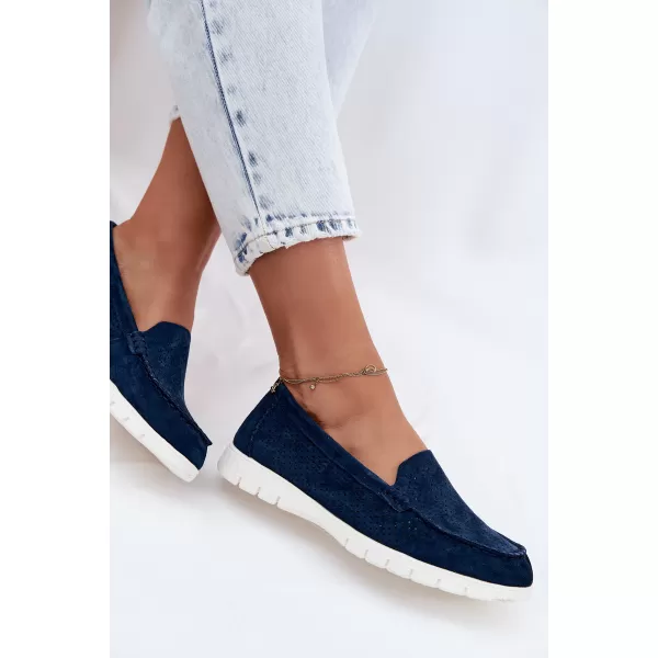  Dámske mokasíny VINCEZA 95360 BLUE 