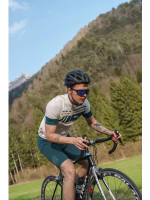 Pánske cyklistické šortky NORDBLANC LEADING NBSPM8082 ZELENÁ