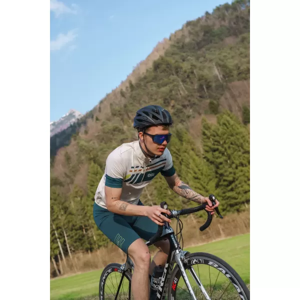  Pánske cyklistické šortky NORDBLANC LEADING NBSPM8082 ZELENÁ 