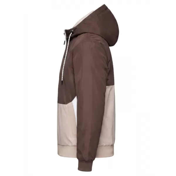  Pánska bunda OMBRE C584 BROWN AND BEIGE 