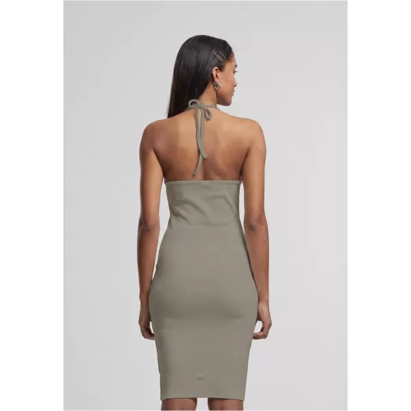  Dámske šaty URBAN CLASSICS TB7547-18328 PALE OLIVE 