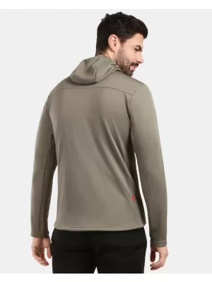 Pánska fleece mikina KILPI SEVELEN-M 1M0202KI ZELENÁ