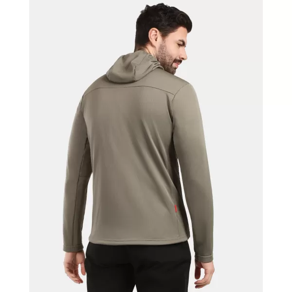  Pánska fleece mikina KILPI SEVELEN-M 1M0202KI ZELENÁ 