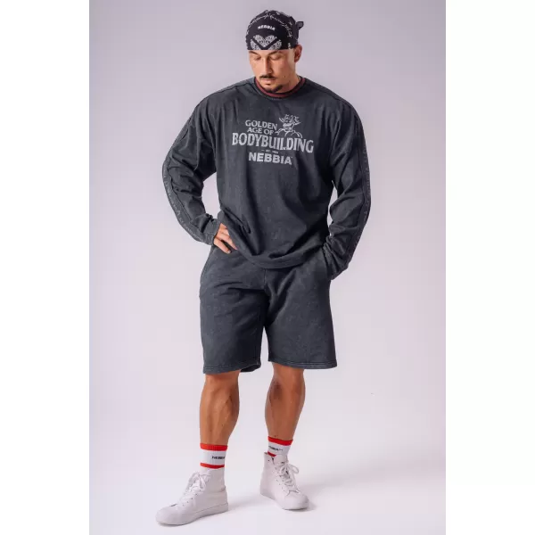  Pánske tričká NEBBIA OLYMPIA 952 BLACK 