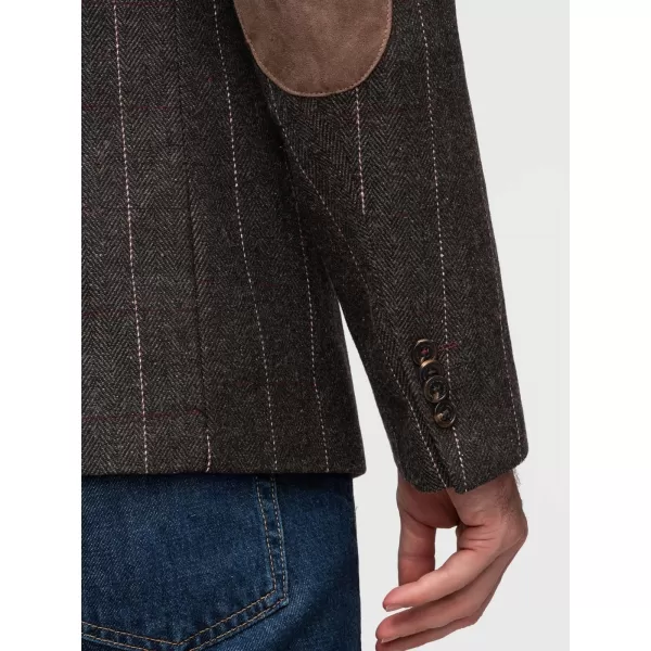  Pánske sako OMBRE M166 DARK BROWN 