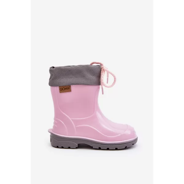  Detské čižmy BOTO 951 PINK RUŽOVÁ/SIVÁ 