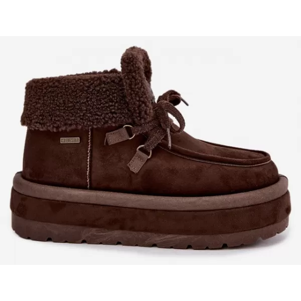  Dámske topánky BIG STAR SHOES UU274214 BROWN/BEIGE SHADOWS 