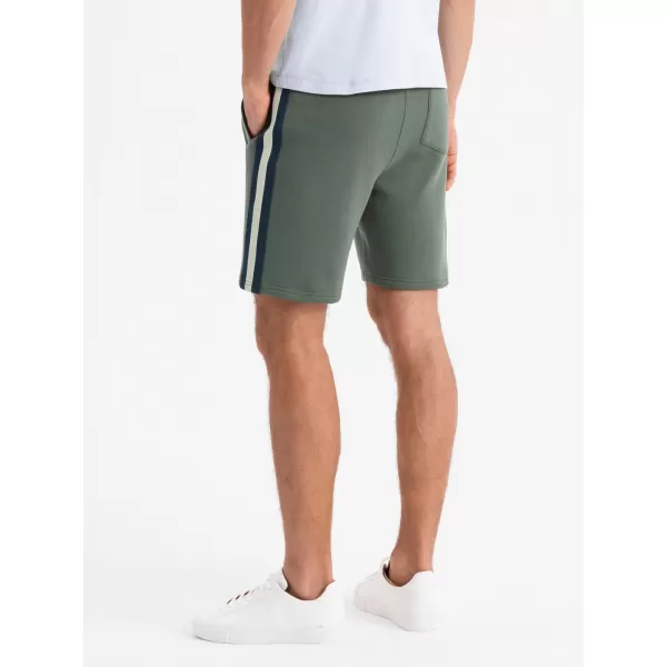  Pánsky set kraťas OMBRE Z128 CREAM/OLIVE 
