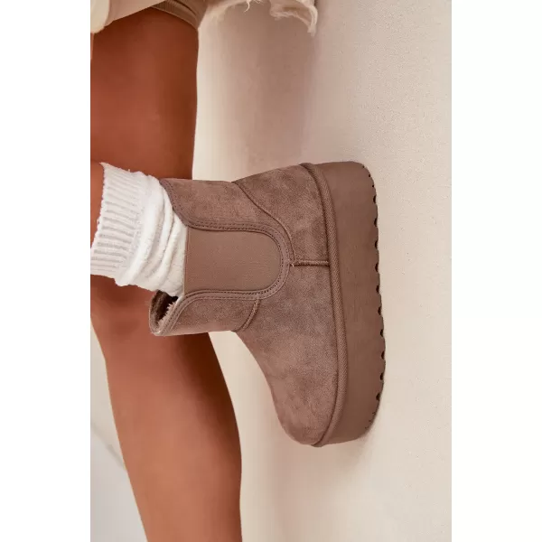  Dámske snehule BOTO 25BT26-9243 KHAKI 