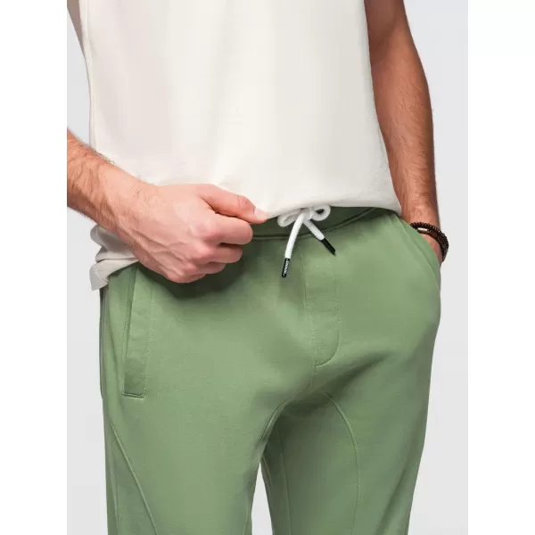  Pánske tepláky OMBRE OM-PABS-0305 GREEN 