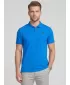 Pánske tričko s golierom 4F WMM00TPTSM0770 BLUE