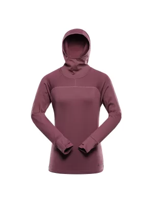 Dámska rýchloschnúca mikina ALPINE PRO ROLTA 2 GRAPE NECTAR
