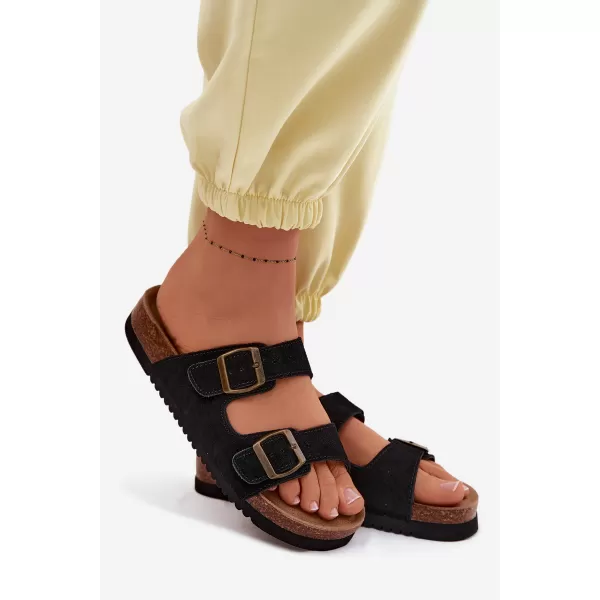  Dámske šľapky BOTO 2832 BLACK 