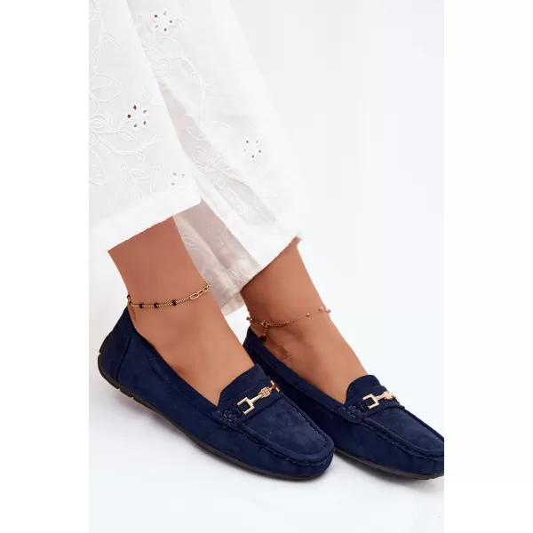  Dámske mokasíny BOTO FT247 NAVY BLUE 